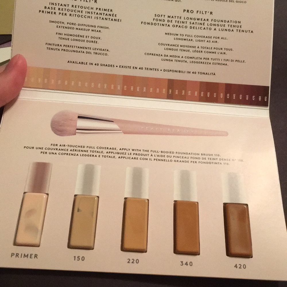 Fenty beauty foundation primer sample